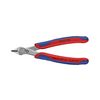 Elektronikai fogó 54HRC max.d1,6/1mm nyitórugós piros-kék normál 125mm Super Knips KNIPEX - 7803125