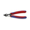 Elektronikai fogó 62HRC max.d1,6/1,2mm nyitórugós piros-kék normál 125mm Super Knips KNIPEX - 7871125