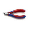 Ferdecsípő fogó elektronikai 58HRC max.d1/0,7mm fazetta nélkül normál 120mm KNIPEX - 6212120