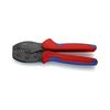 Krimp fogó szigetelt/szigeteletlen saruhoz5fészekkel 0.25-6mm2 trapéz-présforma PreciForce KNIPEX - 975238