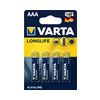 Mikro elem AAA 1.5V alkáli-mangán Micro(AAA/R03) MN2400 Longlife VARTA - 4 103 101 414