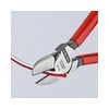 Oldalcsípő fogó 62HRC max.d4/2,8/2mm piros-kék szigetelés normál 160mm KNIPEX - 7001160