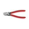 Oldalcsípő fogó 62HRC max.d4/2,8/2mm piros-kék szigetelés normál 160mm KNIPEX - 7001160